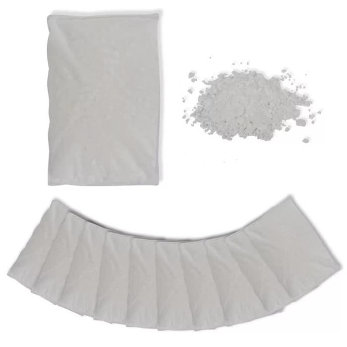 10 x 1 kg Sachet de recharge Déshydratant chlorure de calcium Absorbeur D'humidité