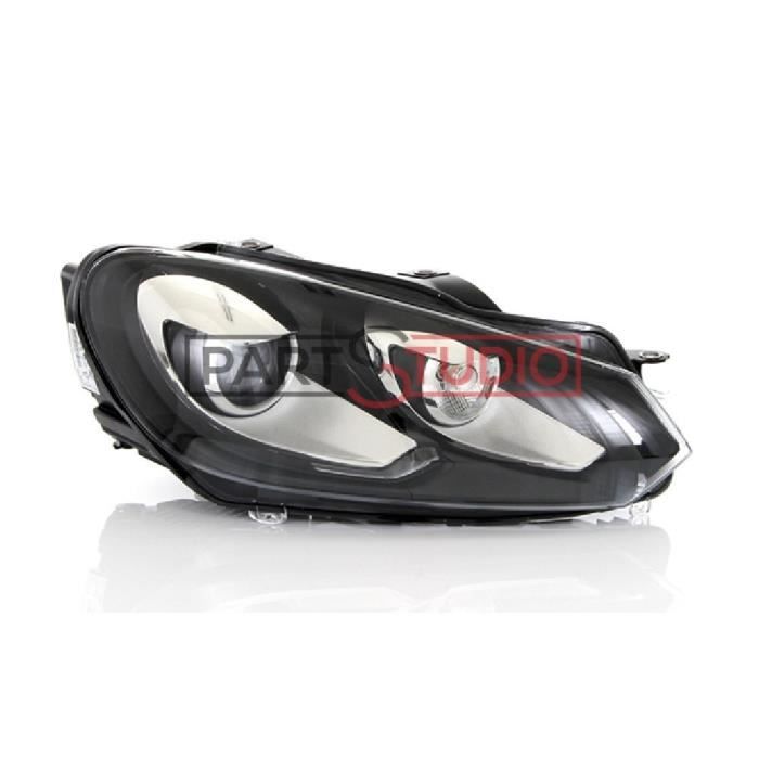 Optique, phare feu avant droit Bi-Xenon passager - Volkswagen Golf 6 VI de 11/08 à 11/12