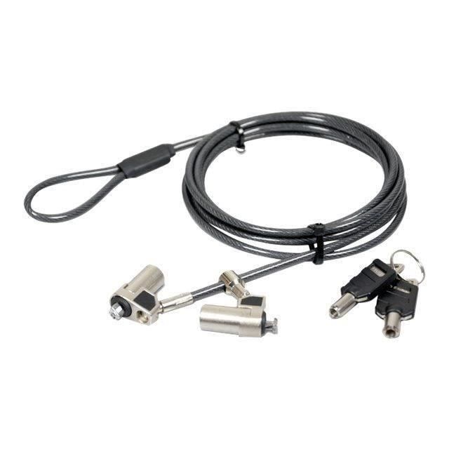 PORT Designs Câble de sécurité Twin Head 901201 - Pour ordinateur portable