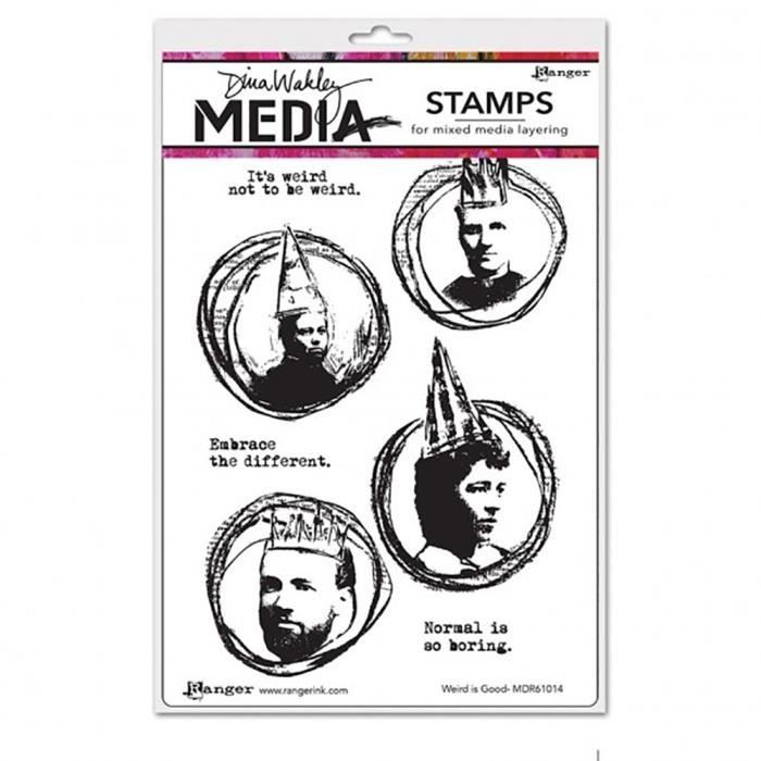 Set de tampons Ranger Dina Wakley media "weird is good" de Ranger