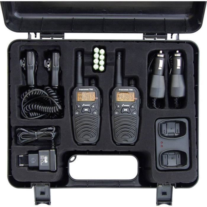 Stabo freecom 700 20701 Emetteur-récepteur PMR manuel set de 2