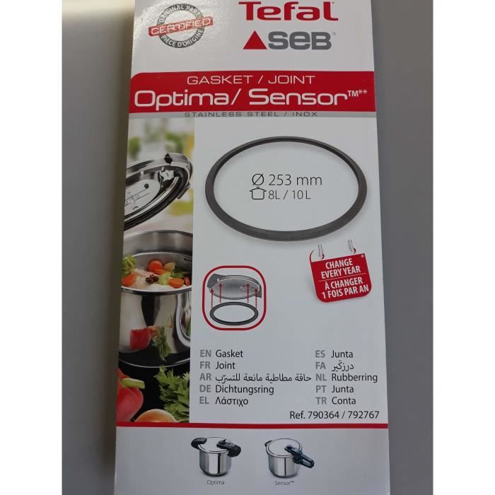 JOINT DE COCOTTE SEB OPTIMA SENSOR 8L/10L INOX - SA-790364 DIAMETRE 253MM.(lisez la notification importante dans le descriptif )