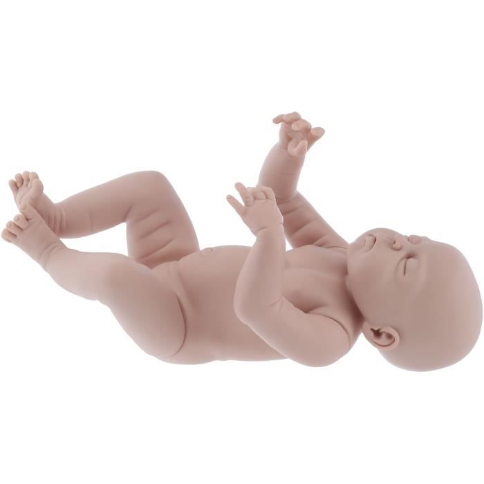 VGEBY kits de poupée bébé Reborn 23 pouces bricolage non peint vinyle bébé garçon poupée pièces réaliste doux au toucher