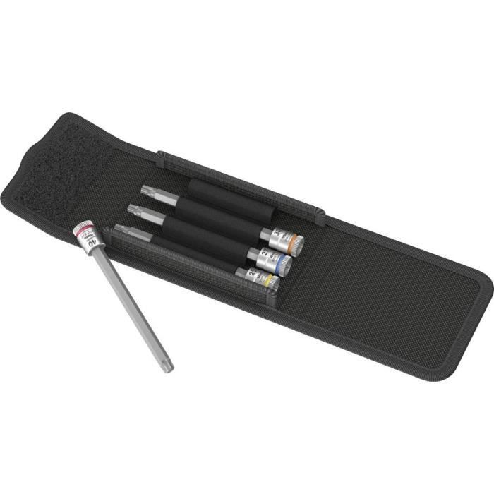 Jeu de douilles-embouts Wera 8767 TX 05003375001 TORX® intérieur 1/4 (6.3 mm) 1 set