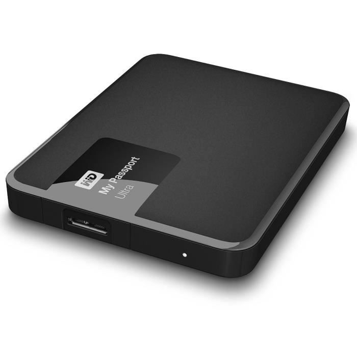 Western Digital Disque Dur Externe Occasion - My Passport Ultra - 1To - 2,5- - Noir - Garantie 6 mois