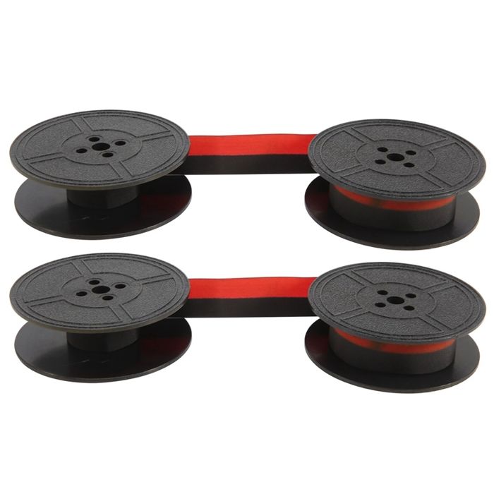 Double Bobine Ruban De Machine Crire Rouge Et Noir Lot De double-bobine-ruban-de-machine-crire-rouge-et-noir-lot-de
