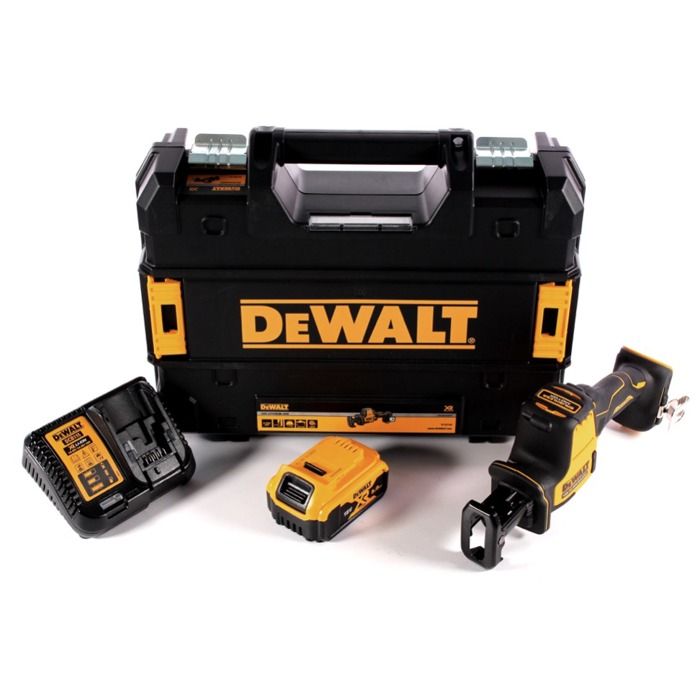 DeWalt DCS 369 P1 Scie sabre sans fil 18 V + 1x batterie 5 0 Ah + chargeur + TSTAK - vue 2
