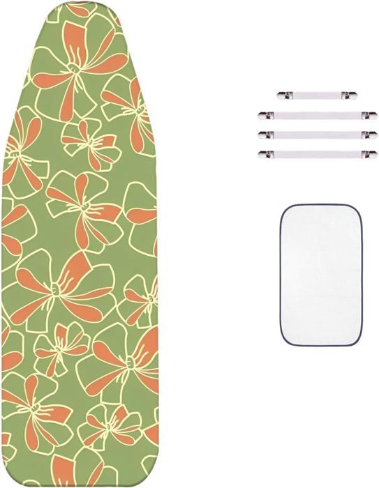 Housse De Planche à Repasser Extra Large 150x60cm - Coton, 2 Plis Avec Filet Isolant