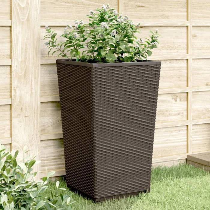 vidaXL Jardinières 4 pcs 32 5x57 cm polypropylène - vue 2