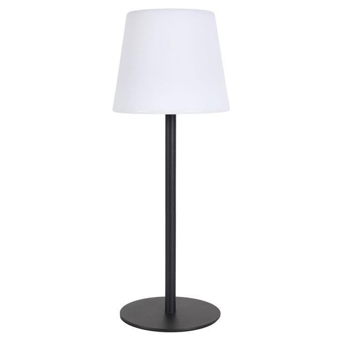 Lampe nomade dextérieur blanc et noir rechargeable USB avec 3 niveaux éclairage Lampe nomade dextérieur blanc et noir rechargeable USB avec 3 niveaux éclairage