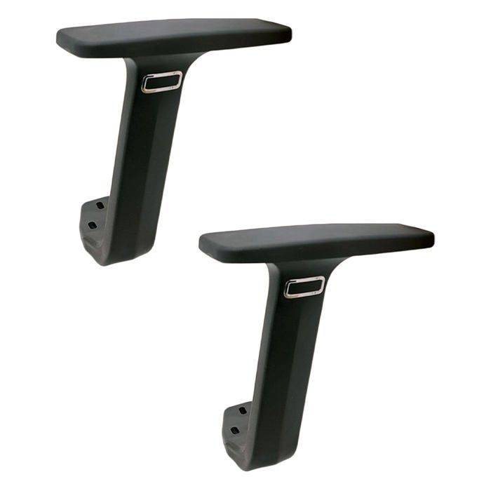 2 pièces Chaise de Bureau accoudoir Accessoire accoudoir de Remplacement Chaise accoudoir Pratique pour Chaise dordinateur Noir
