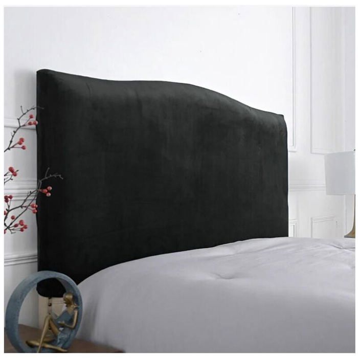 Housse De Tête De Lit Stretch 150/160/180cm - Protecteur Élastique Doux Et Rembourré Anti-Poussière