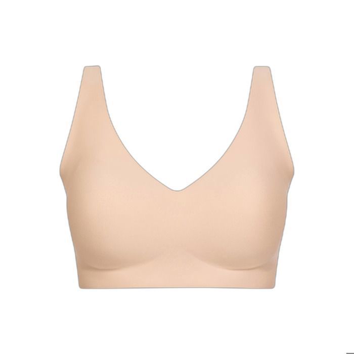 Soutien-gorge sans armature plongeant femme Chantelle SoftStretch noir - Prêt-à-Porter