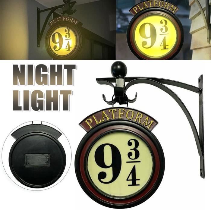 Applique Murale - Harry Potter - Plate-forme 9 ¾ - LED - Blanc