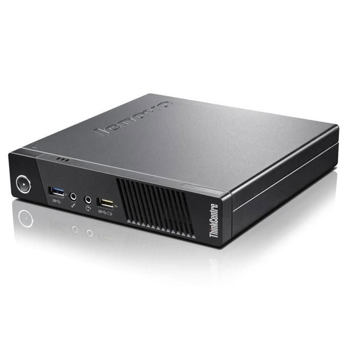 Lenovo ThinkCentre M93 Mini Core i5-4570 8 Go RAM 256 Go SSD Sans clavier WiFi Win 11 Pro - Reconditionné - Excellent état Reconditionné - Lenovo reconditionné disponible sur Cdiscount Seconde Vie