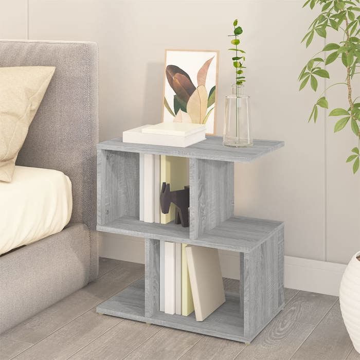 GKK Armoire de chevet petit meuble dappoint - Sonoma gris 50x30x51 5 cm - Bois dingénierie @2639