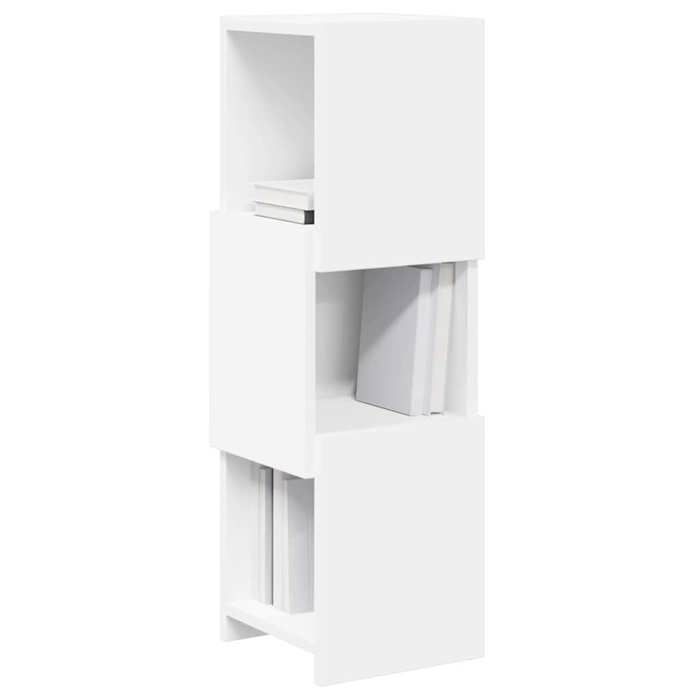 En soldes - Meuble dangle Cabinet de Rangement - Étagère revues lectures 25 5x25x80cm - Bois dingénierie 8_8406810