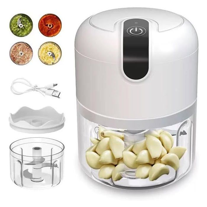 Mixeur électrique hachoir à oignons 250 ml rechargeable par USB mini mixeur convient pour les poivrons les légumesles oignons
