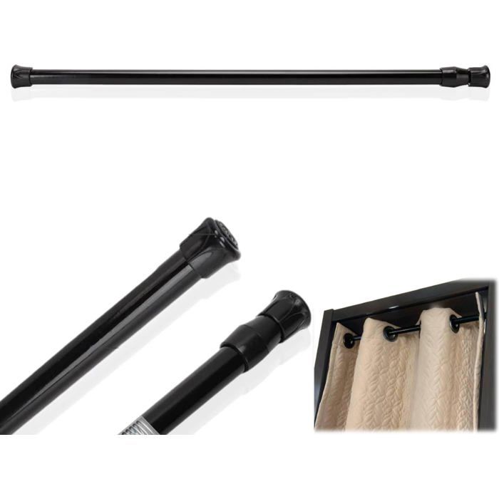 Tringle Télescopique Extensible Barre Réglable Sans Perçage 40-70Cm En Acier Haute Résistance Support Robuste Antidérapant P[BI99]