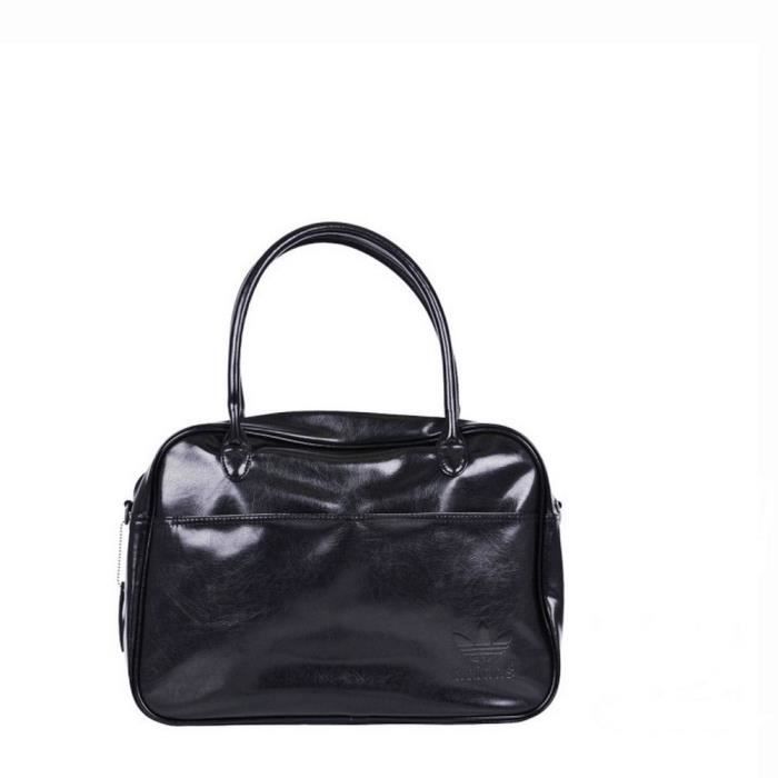 Sac de sport Adidas Originals Vintage en Polyur thane Noir Cdiscount