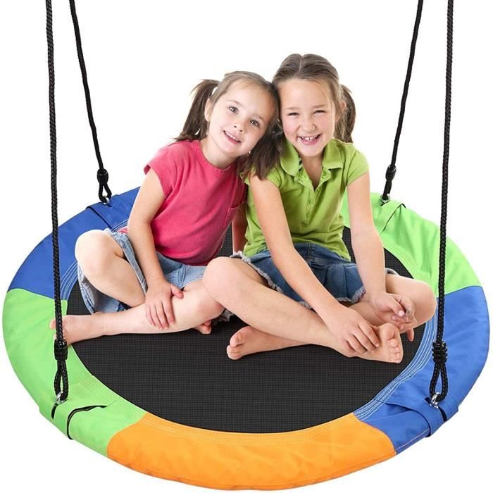 vente unique 5 en 1 Balançoire Enfants Extérieur avec Panier de Basket Balançoir