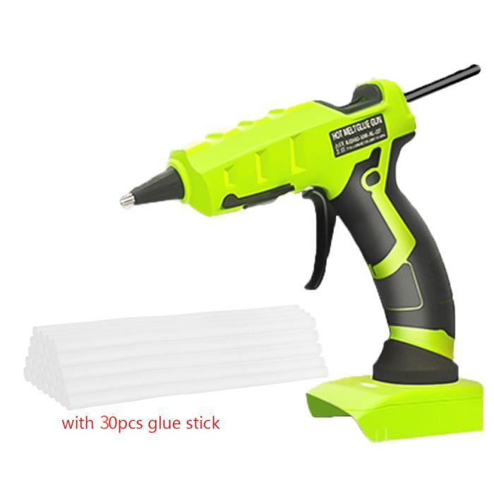 Pistolet a colle,Pistolet à colle sans fil avec 30 bâtons de colle de ...