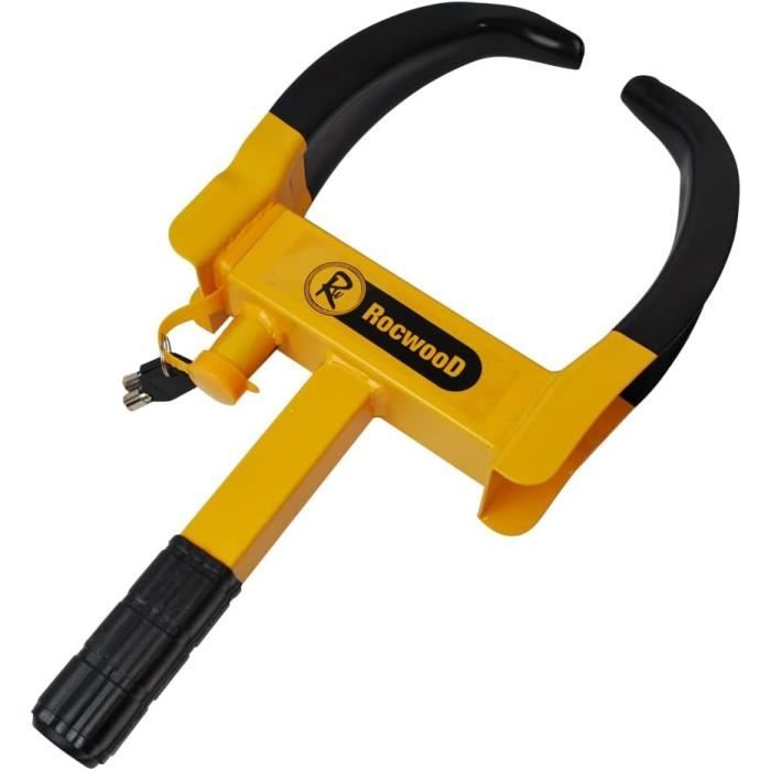 Sabot De Roue Antivol Réglable Bullhorn - Pour Voiture, Moto, Camping-car (pneus 17.5 à 28.5 Cm) - 11