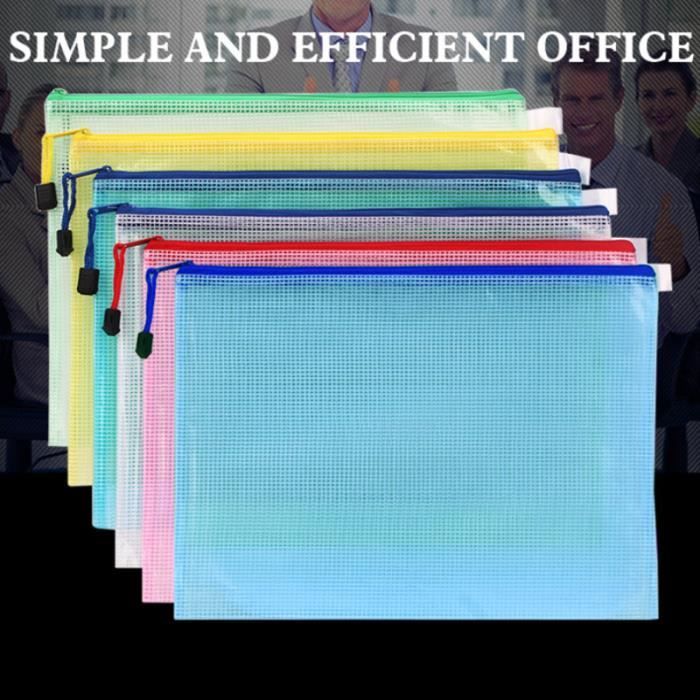 Plateaux Bureau Empilables Tradineur - Lot De 4 Transparents | Organisateur Documents A4 | 35x26x6.5cm