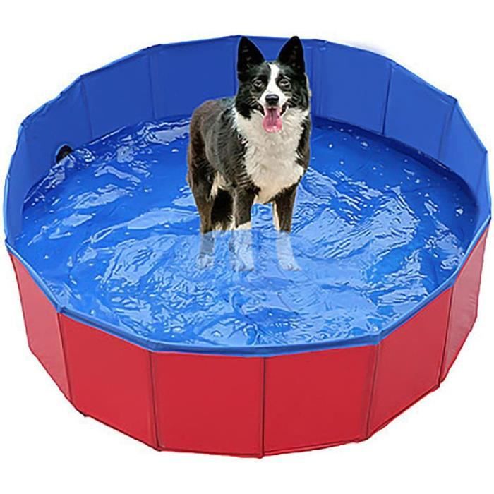Piscine Pour Animaux Pliable - Piscine Pour Chien - Housse De Rangement Incluse 80 X 20 Sac De Transport Inclus Chien De Climatiseurs Piscine Pour Enfants