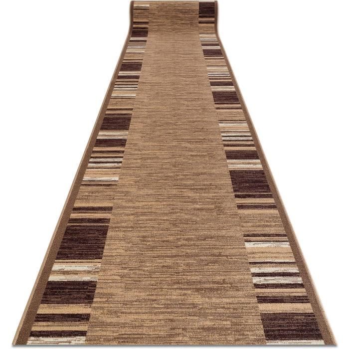 TAPIS DE COULOIR ANTIDÉRAPANT INCA Bordeaux 67cm 67x700 Cm | Leroy Merlin