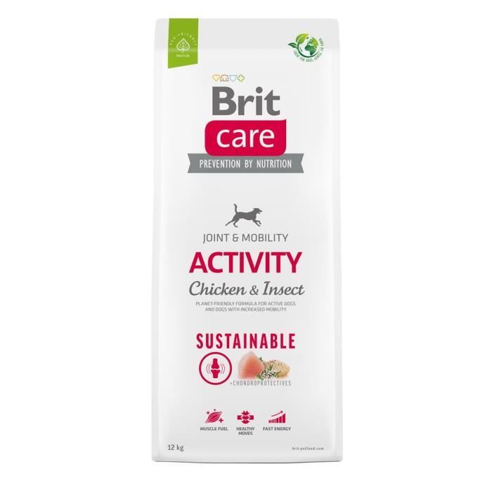 Croquette - BRIT Care - DOG SUSTAINABLE ACTIVITY CHICKEN & INSECT - 12 kg Croquette - BRIT Care - DOG SUSTAINABLE ACTIVITY CHICKEN & INSECT - 12 kg