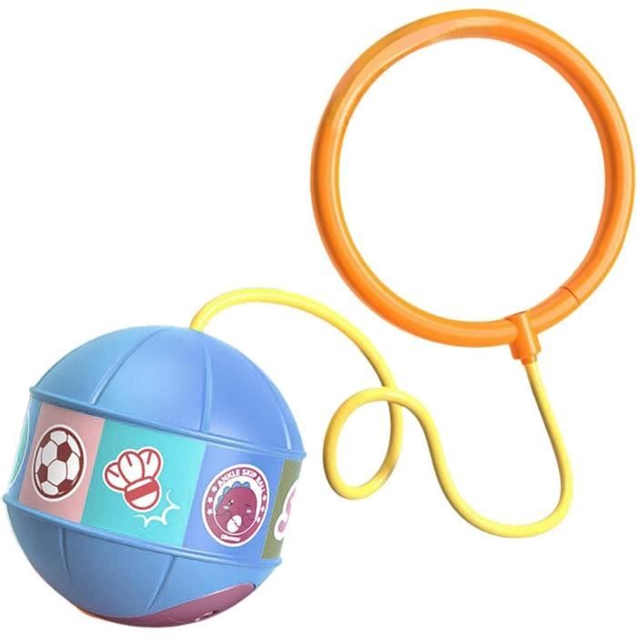 Cheville Skip Ball Avec Lumières Clignotantes - Jouet De Saut Actif Pour Enfants 6-12 Ans, Anneau Pliable, Idéal Pour Extérieur