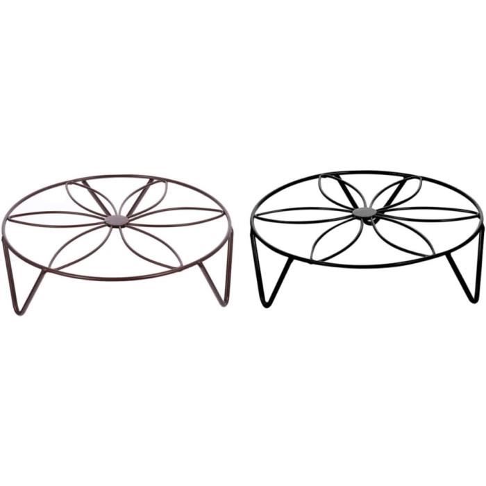 Natudeco Lot De 3 Supports De Pot De Fleur 6 Pouces - Anneaux Muraux Avec Bras Oscillant Pour Intérieur Et Extérieur
