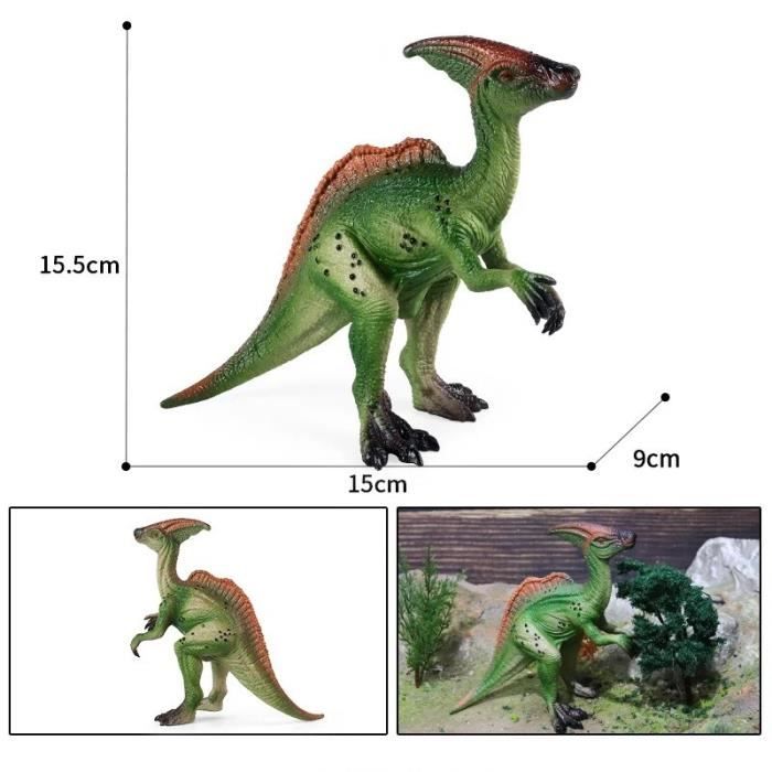 Zhuporn – Set De 6 Figurines Dinosaures Réalistes – Jouets En Plastique PVC – Modèles T-Rex, Brachiosaure, Stégosaure – Éducatif Pour Enfants – Cadeau Anniversaire