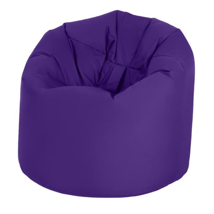 ready steady bed fauteuil pouf de jardin léger, pouf résistant à l'eau pour l'intérieur et l'extérieur, violet