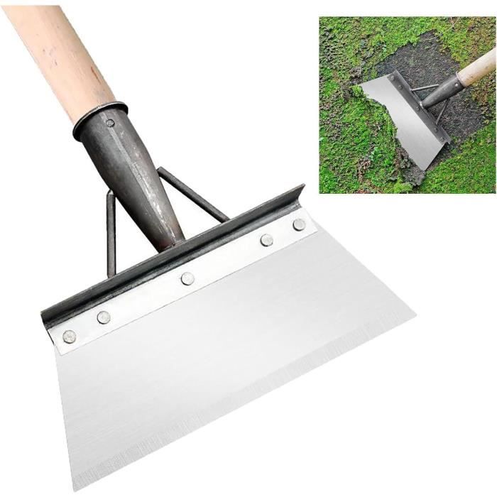 Pelle De Nettoyage à Manche Réglable 200 Cm - Pour Désherber, Gratter, Enlever La Glace, Alliage Robuste