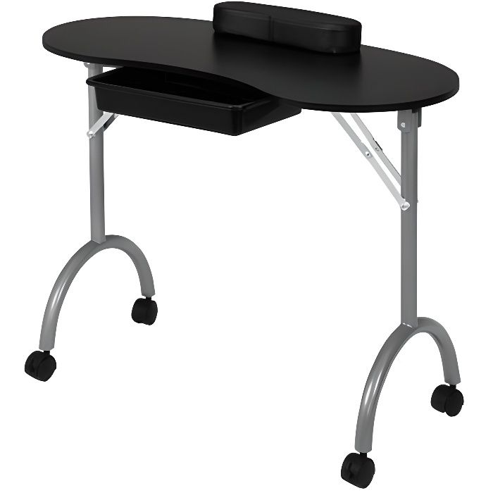 LEIBOU Table professionnelle de manucure portable et pliable - 99