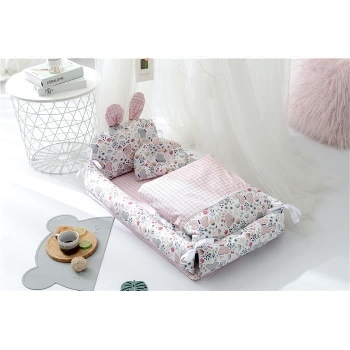 Cale Bebes Avec Hosse De Coverture Oreiller Nid Bebe Lit Isole Pour Nouveau Ne Dormir Lit Bebe Pliable Voyage 90 50 15cm Papillon Cdiscount Pret A Porter