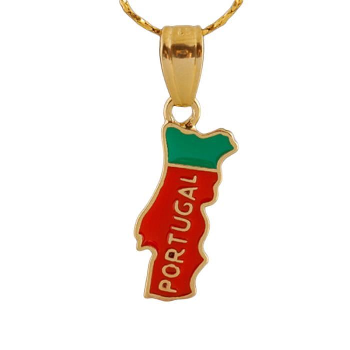 pendentif carte portugal cdiscount