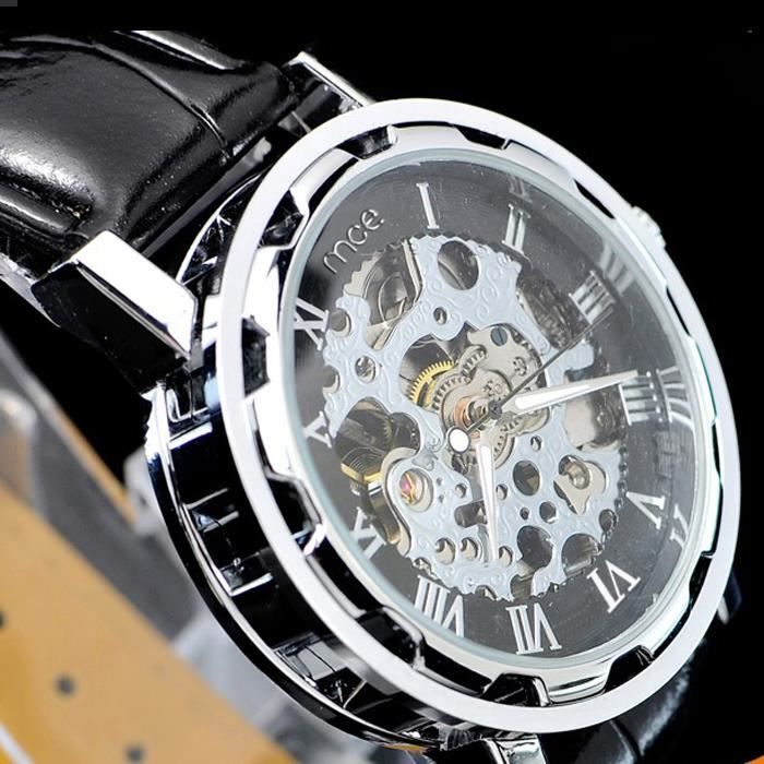 Montre Mécanique Homme Cliano - Mouvement Manuel, Bracelet Argenté, étanche 30m, Neuf Avec étiquettes