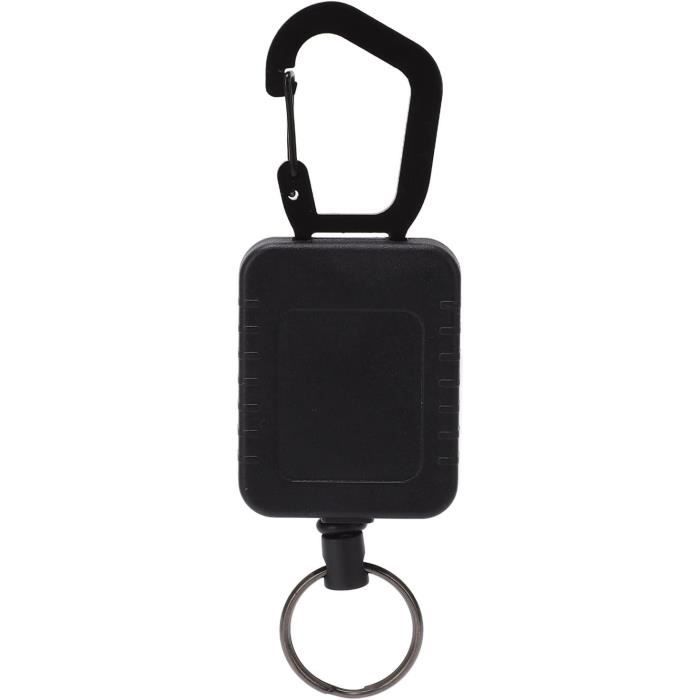 Rapala - Mosquetón RCD Small Retractable Lanyard - Pequeño Mosquetón para la Pesca - Artículo de Pesca de Zinc - Rotación a 360° - Fijación Rápida - Muelle Sólido - Material de Rapala - Mosquetón RCD Small Retractable Lanyard - Pequeño Mosquetón para la Pesca - Artículo de Pesca de Zinc - Rotación a 360° - Fijación Rápida - Muelle Sólido - Material de