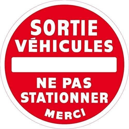 STATIONNEMENT INTERDIT ENLEVEMENT IMMÉDIAT ALU 5//10 DISQUE DIAM.320