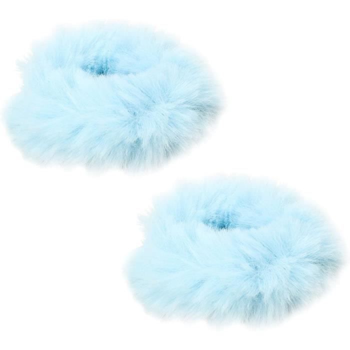 Lot De 10 Pompons Fourrure 6cm Avec Boucle - DIY Déco Et Accessoires