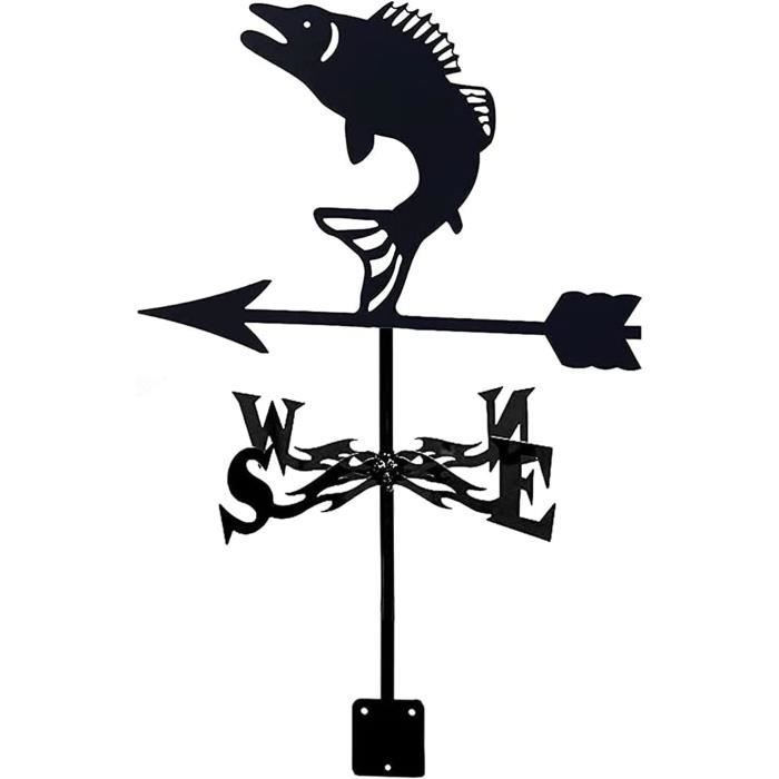 Girouette Marine, Indicateur de Direction du Vent, en Acier Inoxydable