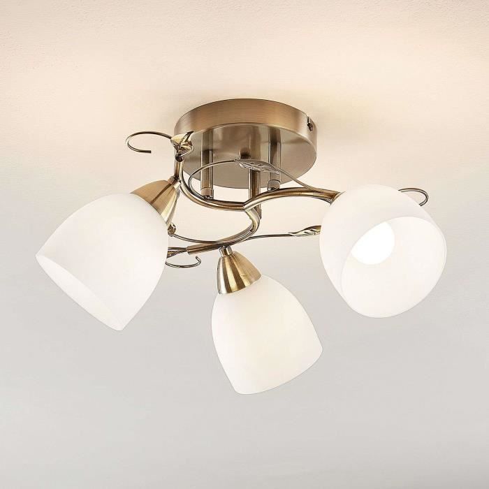 Lindby Plafonnier Salle De Bain Amilia à intensité variable (Moderne