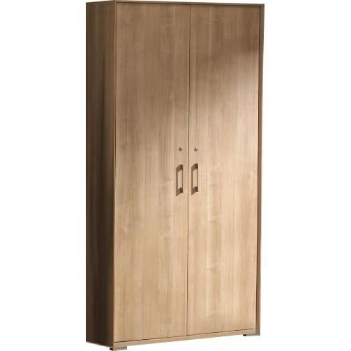 Meuble De Bureau 185 Cm A 2 Portes Coloris Chene Noyer Achat Vente Armoire De Bureau Meuble De Bureau 185 Cm A 2 Cdiscount