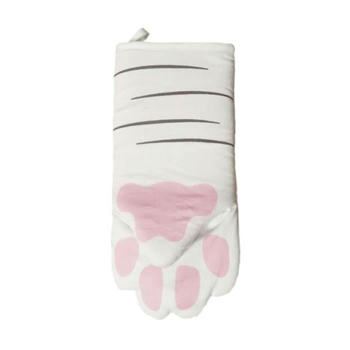 Pattes De Chat Mitaine Four Coton Cuisson Gants D Isolation Micro Ondes Gants Antiderapants K1mf Gants Et Maniques Type B Cdiscount Maison