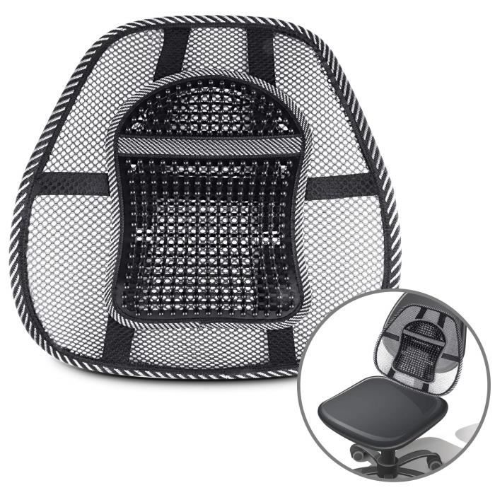 Support Lombaire En Maille Dos En Maille Support Chaise Dossier Support Lombaire Pour Chaise De Bureau Siege Auto Pour Soulager Les Cdiscount Auto