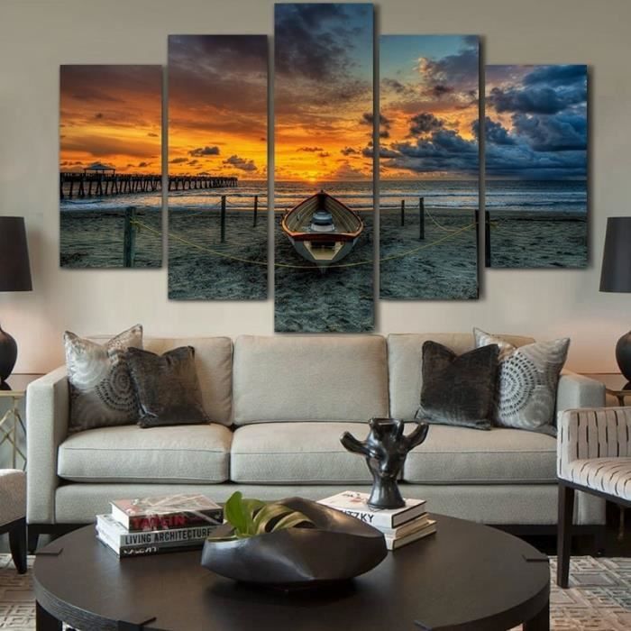 Get Sunset beach toile art mural For iPhone Free
