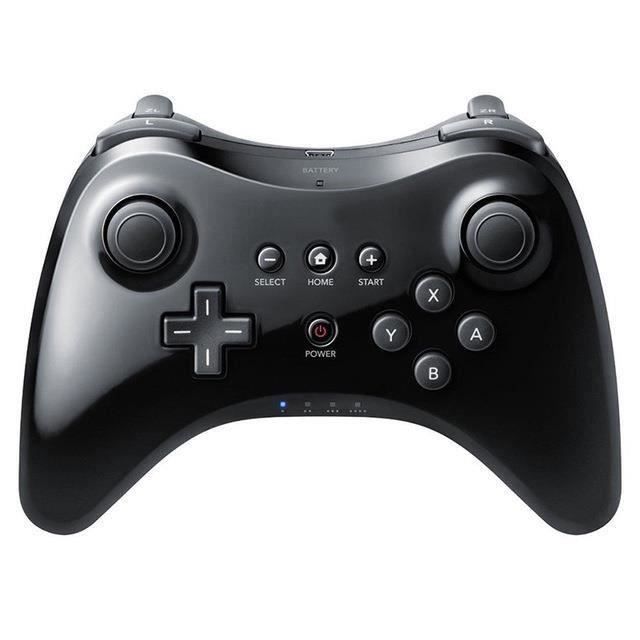 Manette de Jeu Pro sans fil pour Wii U - Noir - M4